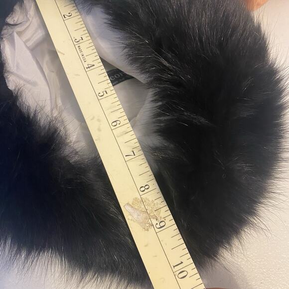 RARE VTG Mid Century Ladies Black Suede Mink/Fur Hat French Luxembourg Luxury main image 6